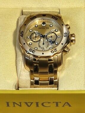 Invicta Pro Diver Scuba Gold Watch